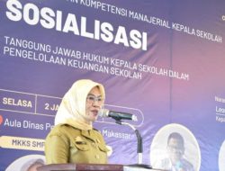 Ratusan Kepala SD/SMP di Kota Makassar Ikuti Sosialisasi Tanggung Jawab Hukum Pengelolaan Keuangan Sekolah
