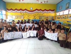 Terapkan P5 , UPT SPF SDI Unggulan Toddopul Ajak Siswa Buat Batik Ecoprint