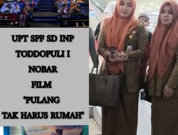 Siswa UPT SPF SDI Toddopuli I Nobar Film Pulang Tak Harus Rumah di CGV Mall Panakkukang Makassar