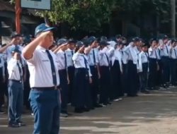Siswa UPT SPF SMPN 16 Makassar Gelar Upacara Bendera Setiap Senin