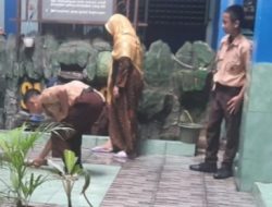 UPT SPF SMPN 36 Makassar Gelar Kerja Bakti di Sekolah persiapan Adiwiyata Tingkat Kota Makassar