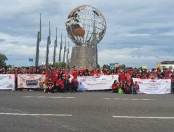 Aksi Simpatik Siswa dan Guru UPT SPF SMPN 1 Makassar Tolak Penyalahgunaan Narkoba