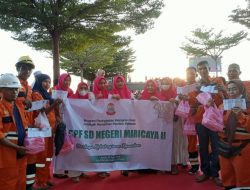 UPT SPF SD Negeri Maricaya 2 Makassar Gelar Amaliah Ramadhan dan Berbagi Infaq di Anjungan Pantai Losari