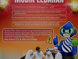 PDAM Makasar Berikan Tips Aman Mudik Lebaran, Juga Tetap Lakukan Pelayanan Pengaduan Pelanggan