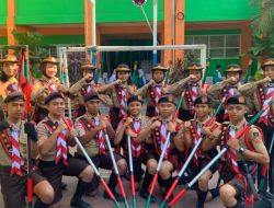 Keren! UPT SPF SMPN 3 Makassar Gelar Latihan Pramuka