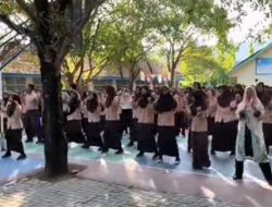 UPT SPF SMPN 17 Makassar Gelar Kegiatan Senam Bersama