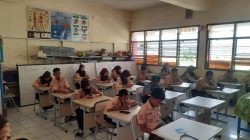 UPT SPF SMPN 46 Makassar Gelar Ujian Akhir Sekolah TP 2023-2024