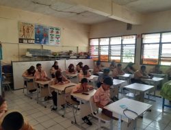 UPT SPF SMPN 46 Makassar Gelar Ujian Akhir Sekolah TP 2023-2024