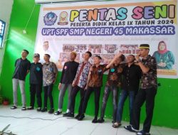 Meriahkan Hardiknas 2024, UPT SPF SMP Negeri 45 Makassar Gelar Pentas Seni