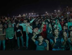 Happy dengan Nobar Timnas, Suporter Harap Wali Kota Adakan Nobar Lagi saat Olimpiade