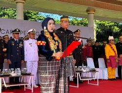 Ketua DPRD Sulbar dan Kabag Persidangan Hadiri Upacara Hari Lahir Pancasila di Kantor Gubernur