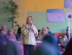 Indira Yusuf Ismail Tinjau Gerakan Intervensi Serentak Pencegahan Stunting di Tamalanrea