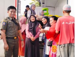 Satpol PP Makassar Kembali Dampingi Dinas Perdagangan di Program Pasar Murah