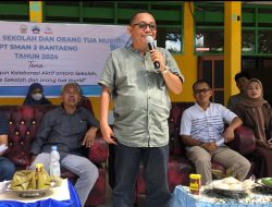 Rapat Kerja Komite Sekolah diHadiri Sejumlah Orang Tua Murid SMAN 2 Bantaeng
