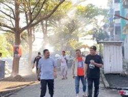 Kadis Perkim Makassar Pimpin Kegiatan Kerja Bakti Bersama Warga Rusunawa Panambungan