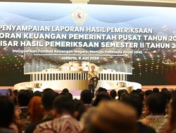Wali Kota Danny Hadiri Penyampaian LHP LKPP dan IHPS II TA 2023 BPK RI ke Presiden Jokowi