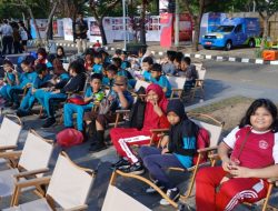 Pelajar UPT SPF SDI Mongisidi Kunjungi Stand- di Sepanjang Zona F8 Makassar