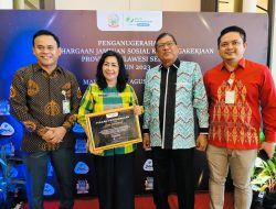 Hebat! Disnaker Makassar Terima Penghargaan BPJS Ketenagakerjaan atas Pertumbuhan Jamsostek Tertinggi di Sulsel