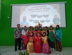 Launching Tari Kreasi Multi Etnis Digelar UPT SPF SMPN 45 Makassar