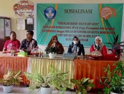 Sosialisasi Sekolah Jujur Sekolah Saya oleh SPAK Kerjasama dengan Disdik Makassar di UPT SPF SDN Maricaya 2