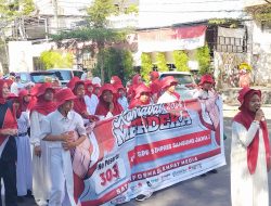 Peringati HUT RI ke-79, UPT SPF SDI Sambung Jawa I Makassar Gelar Upacara Bendera dan Karnaval