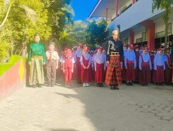 HUT RI ke-79, SD Inpres Pannampu 2 Gelar Upacara Bendera