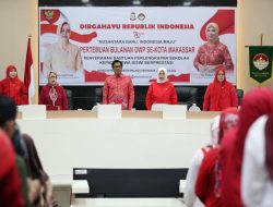 Firman Pagarra Apresiasi DWP Makassar Atas Kepeduliannya Terhadap Pendidikan Anak Satgas Kebersihan