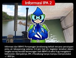 PDAM Makassar Umumkan Pengurangan Pasokan Air Akibat Penutupan Sementara Pintu Air Lekopancing