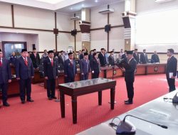 Pj Gubernur Sulsel Lantik Pj Sekda dan 5 Pejabat Eselon II, Ada Abdul Hayat Gani