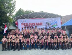 UPT SPF SMPN 24 Makassar Gelar Perjusami Gerakan Pramuka untuk Latih Kemandirian Siswanya