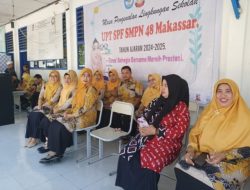 Buka MPLS TP 2024-2025, UPT SPF SMPN 48 Makassar Berlangsung Meriah