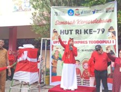 Kepsek UPT SPF SDI Toddopuli I Makassar Tampil Memukau pada Pembukaan Porseni HUT RI Ke-79