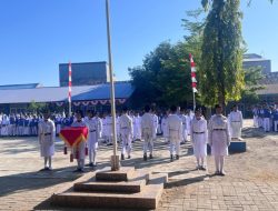 Peringati HUT RI ke-79, UPT SPF SMPN 24 Makassar Gelar Upacara Bendera