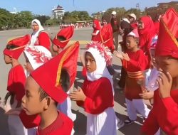 Sambut HUT RI Ke-79, UPT SPF SDN Kalukuang I Makassar Gelar Karnaval