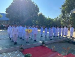 Semarakkan HUT Kemerdekaan RI ke-79, UPT SPF SMPN 35 Makassar Gelar Upacara Bendera