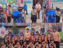 Pramuka UPT SPF SDN. Kip Maccini Ikuti Perkemahan Jambore Cabang XII Kota Makassar