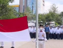 Peringati HUT Kemerdekaan ke-79 RI, UPT SPF SMPN 6 Makassar Gelar Upacara Bendera