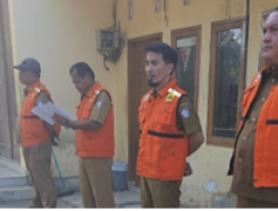 Kabid PSDA dan PPTK Satgas Drainase Dinas PU Makassar Cek Kesiapan Personil