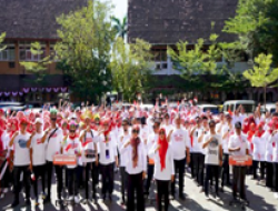 Dinas PU Makassar Mengadakan Lomba Antar Pegawai Untuk Merayakan 17 Agustus