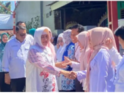 Plt Kadis DPPKB Makassar Lakukan Kunjungan Ke Posyandu Palem