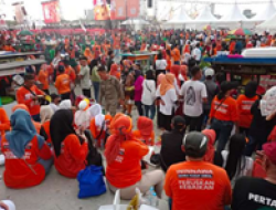 Komunitas Inninawa Kecamatan Wajo Hadiri Deklarasi Paslon Indira-Ilham dan DIA