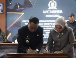 DPRD Sulbar Gelar Rapat Paripurna Persetujuan Bersama Tiga Ranperda Menjadi Peraturan Daerah