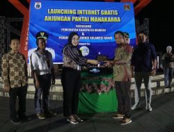 Diskominfo Sulbar-Pemkab Mamuju Kolaborasi Hadirkan Internet Gratis di Anjungan Pantai Manakarra