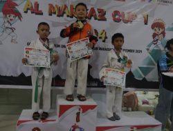 Keren! Peserta Didik UPT SPF SDN Mattoangin 1 Makassar Raih Juara 1 Turnamen Taekwondo Al Markaz Cup 2024