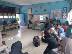 Kegiatan Diskusi Rutin OSIS dan Paskibra, “Kepemimpinan Bagi Generasi Alpha” di UPT SPF SMPN 48 Makassar