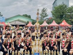 UPT SPF SMPN 3 Makassar Gelar Gerakan Pramuka untuk Latih Kemandirian Siswanya