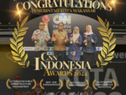 DPPKB Mengucapkan Selamat Atas 4 Penghargaan untuk Pemkot Makassar CNN Indonesia Awards 2024