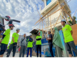 Kepala Dinas PU Makassar Gowes Pagi Sambil Tinjau Proyek SPAM di Pannampu