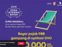 Bapenda Makassar Memberi Promo Melalui Ovo “Bayar PBB Pakai OVO Cashback sampai dengan Rp40 Ribu”