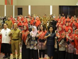 Pj.Ketua TP.PKK Wajo Hadiri Rakerda dan Pengukuhan Pengurus Dekranasda Provinsi Sulsel
